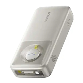 پاوربانک 30 وات 20000 با کابل لایتنینگ همراه بیسوس Baseus Nomos Power Bank PPLSL01-20