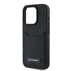 کاور کارل لاگرفلد اصل/اورجینال مدل MONOGRAM PATTERN CARD SLOT مناسب برای گوشی موبایل اپل آیفون 16 پرو