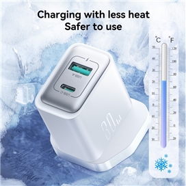 آداپتور شارژ 30 وات دو پورت جویروم JOYROOM JR-TCF15 30W charger