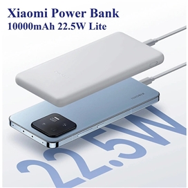 پاور بانک 10000میلی آمپر شیائومی مدل Xiaomi Power Bank 10000mAh 22.5W Lite