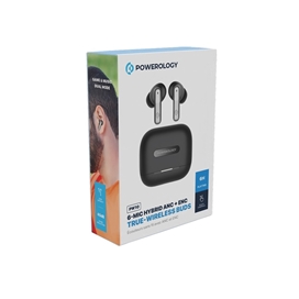 هندزفری بلوتوث پاورولوژی Powerology Hybrid ANC+ECN True Wireless buds PWLAU010