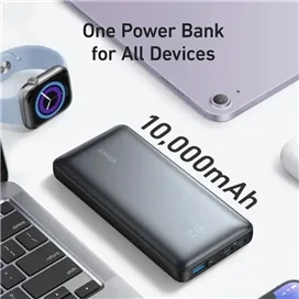 پاور بانک انکر PowerCore 25W A1249 با ظرفیت 10000 میلی آمپر