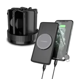 پاوراستیشن 8 در 1 پاورولوژی Powerology 10000mAh Power Bank Terminal PPBCHA2681BK