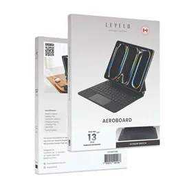 کیس کبیورد دار آیپد لولو Levelo Aeroboard Ipad Pro 13 2024 LVLABKP13BK