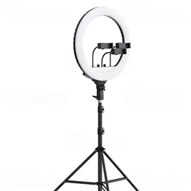 رینگ لایت بیوا Biva RL-02 55W LED Soft Ring Light سایز 18 اینچ با سه پایه و 3 هولدر