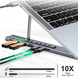 هاب و استند 7 در 1 چویتک مدل HUB-M48