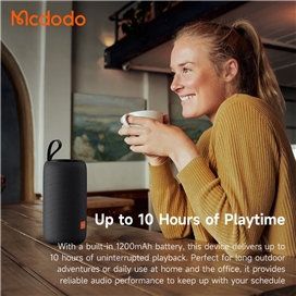 اسپیکر بلوتوث مک دودو Mcdodo BS-1410 Portable Wireless Speaker توان 10 وات رم و فلش خور