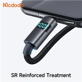 کابل تایپ سی 66 وات با نمایشگر مک دودو Mcdodo 6A Type-C USB Data Cable CA-6520