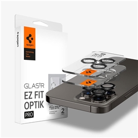 محافظ لنز دوربین اسپیگن مدل EZ Fit Optik Pro برای iPhone 14 Pro بسته 2 تایی
