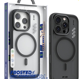 قاب برند بلو مدل Blueo Frosted heat Dissipation anti-slip STAND magnetic case iphone مناسب برای Apple iPhone 16 Pro Max