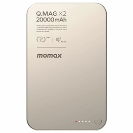 پاوربانک مگ سیف 15 وات 20000 میلی آمپر مومکس مدل Q.MAG X2