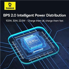 شارژر فندکی 152.5 وات با کابل بیسوس Baseus Multi-Port Fast Charge Car Charger BSCC-ZX-CCL