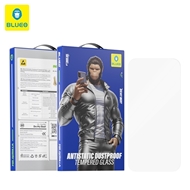 گلس محافظ صفحه برند بلو شفاف بدون حاشیه مدل Blueo Antistatic Dustproof Tempered Glass مناسب برای Apple iPhone 17 Pro Max