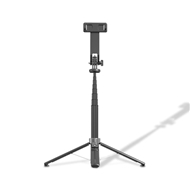 مونوپاد و سه پایه شاتر دار پرودو Porodo Dual Lighting Selfie Stick PD-SLSTL دارای چراغ جداشونده