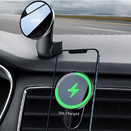 هولدر و شارژر وایرلس چندکاره بیسوس Baseus Big Energy Car Mount Wireless Charger WXJN-01 توان 15 وات