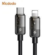 کابل قطع کن دار تایپ سی به لایتنینگ 36 وات 1.2 متری مک دودو Mcdodo Auto Power Off Type-C To Lightning CA-3160