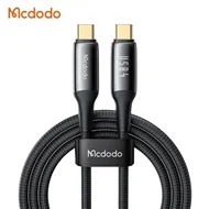 کابل شارژ و انتقال تصویر 240 واتی دو سر تایپ سی مک دودو مدل MCDODO CA-2990 طول 1.2متر