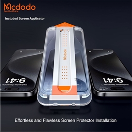 گلس حریم شخصی تمام صفحه تمام چسب مک دودو Apple iPhone 16 Pro Mcdodo PF-6866 Privacy Protector