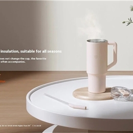 ماگ مسافرتی شیائومی Xiaomi Mijia Straw Cup 316L MJXGB01RM