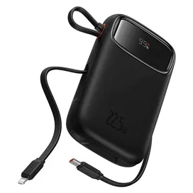 پاوربانک 20000 بیسوس Baseus QPow 2 P10055009113-00 توان 30 وات با کابل متصل
