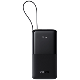 پاوربانک 10000 بیسوس Baseus Bipow 2 P10077101113 توان 20 وات همراه با کابل Type C متصل