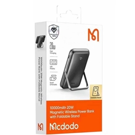 پاوربانک وایرلس 10000 مگ سیف مک دودو Mcdodo MC-1511 توان 20 وات دارای استند