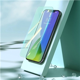 پک 2 تایی محافظ صفحه شیشه ای ضد اشعه Baseus SGAPIPH61P-LP02 Apple iPhone 12 Pro Green Glass