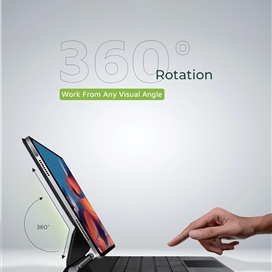 کاور کیبورد دار برند گرین لاین Green Lion مدل Magic Keyboard Case مناسب برای Apple iPad Air 13 2024