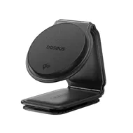 هولدر و شارژر وایرلس مگنتی بیسوس Baseus C02 Mega Magnetis Wireless Charging Car Mount BS-CM042