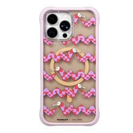 قاب Youngkit یانگ کیت Mosaic Snake Moon Knight صورتی مناسب برای Apple iPhone 16 Pro Max