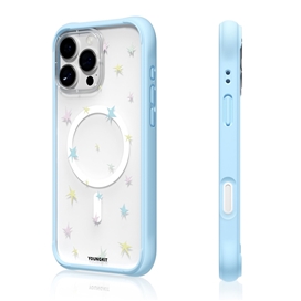 قاب Youngkit یانگ کیت Twinkle Sky آبی مناسب برای Apple iPhone 16 Pro Max