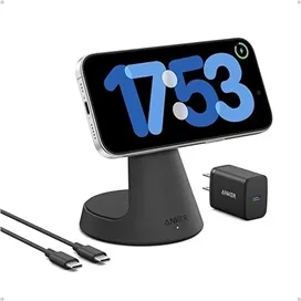 شارژر وایرلس 15 وات مگ سیف انکر مدل A25M7