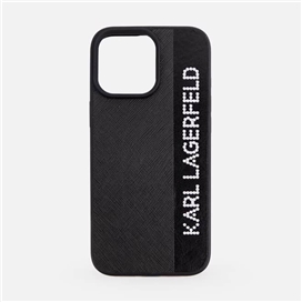 قاب کارل لاگرفلد چرمی نگینی Karl Lagerfeld Leather Negini مناسب برای Apple iPhone 16 Pro