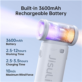 پنکه دستی شارژی JisuLife Handheld Fan Life9 3600mAh