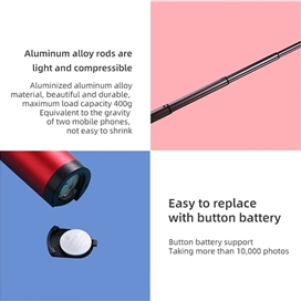 مونوپاد بلوتوثی جویروم Joyroom JR-OTH-AB601 Magic Flute Selfie Stick