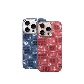 قاب Blueo بلو Gilded Tactile Woven Aramid Fiber Magnetic Case مناسب برای Apple iPhone 16 Pro