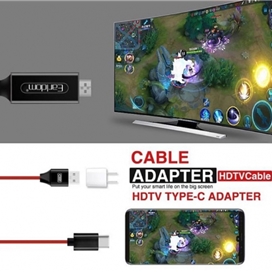 کابل HDMI به تایپ سی Earldom ET-W12 4K HD Cable