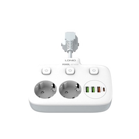 چند راهی برق الدینیو Ldnio 2500W Outlets SE2435