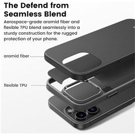 قاب آیفون برند پیتاکا مدل PITAKA Military-Grade Protective مناسب برای Apple iPhone 16 Pro Max