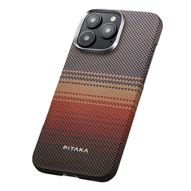 قاب آیفون برند پیتاکا مدلPITAKA StarPeak Tactile Woven（Sunset） مناسب برای Apple iPhone 16 Pro Max
