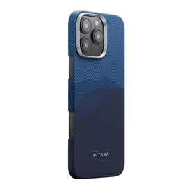 قاب آیفون 16 پرو مکس برند پیتاکا مدلPITAKA StarPeak Tactile Woven（Over The Horizon） مناسب برای Apple iPhone 16 Pro Max