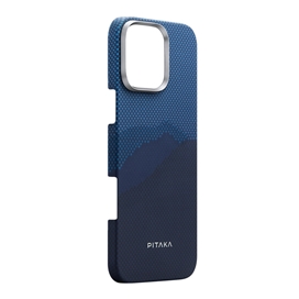 قاب آیفون 16 پرو مکس برند پیتاکا مدلPITAKA StarPeak Tactile Woven（Milky way galaxy） مناسب برای Apple iPhone 16 Pro Max