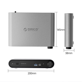 داک استیشن با 1 باکس M.2 NVMe مدل PTM1