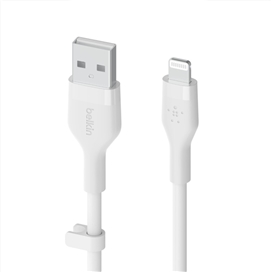 کابل لایتنینگ 1متری بلکین- BoostCharge Flex – مدل CAA008bt1M