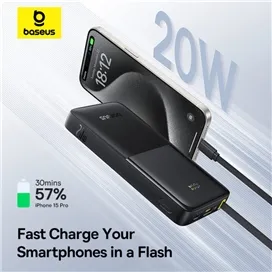 پاوربانک 20000 بیسوس Baseus Bipow 2 PPDMLM01 توان 20 وات