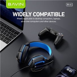هدفون سیمی گیمینگ باوین Bavin BH61