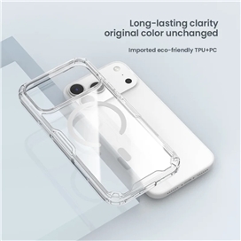 قاب محافظ مگ سیف نیلکین آیفون Nillkin Nature TPU Pro Magnetic Case مناسب برای Apple iPhone 17 Pro Max