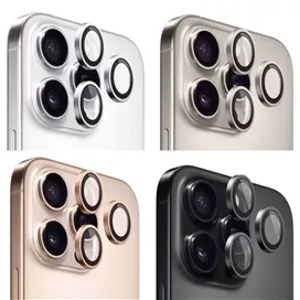 رینگ محافظ لنز بلو تیتانیوم ضد انعکاس نور Blueo 99Anti-Reflective PVD Titanium Alloy Lens Glass مناسب برای Apple iPhone 17 Pro