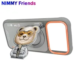 قاب برند نیمی با استند مدل Nimmy Cool & Cute Case Series مناسب برای Apple iPhone 17 Pro Max