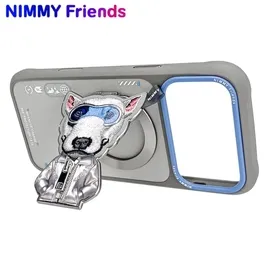قاب برند نیمی با استند مدل Nimmy Cool & Cute Case Series مناسب برای Apple iPhone 17 Pro Max
